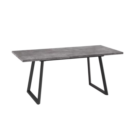 Стол LOFT-140, раздвижной 140(180)х85, ДЫМЧАТАЯ КЕРАМИКА/ЧЕРНЫЙ LOFT 140